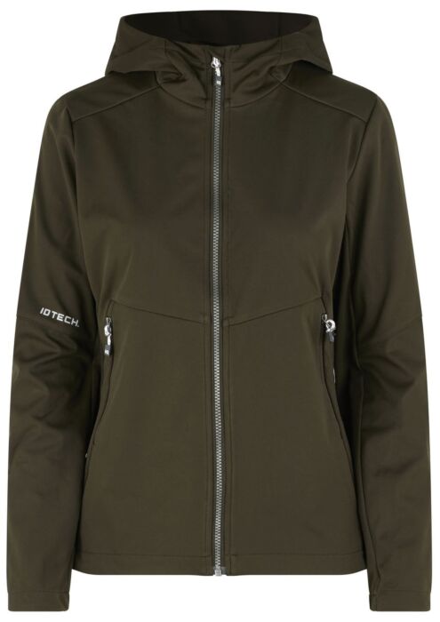 Pro Wear by Id 0837 Softshell jas lichtgewicht dames Olijf