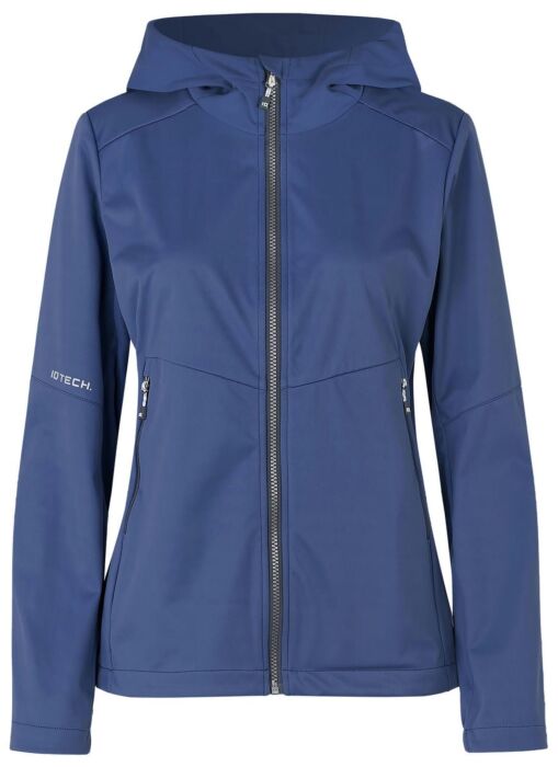 Pro Wear by Id 0837 Softshell jas lichtgewicht dames Stormy blue