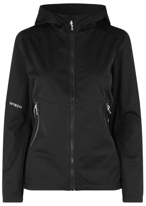 Pro Wear by Id 0837 Softshell jas lichtgewicht dames Zwart