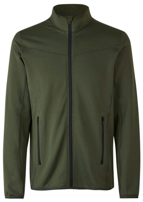 Pro Wear by Id 0840 Cardigan stretch comfort Olijf