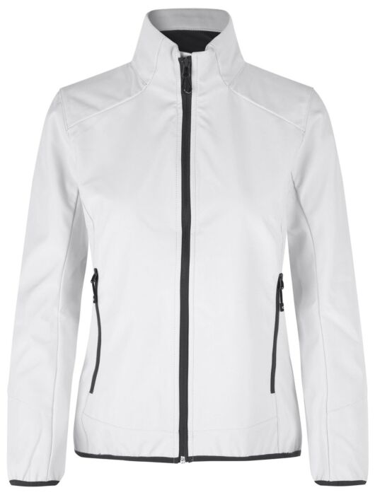 Pro Wear by Id 0856 CORE softshell jas dames Wit