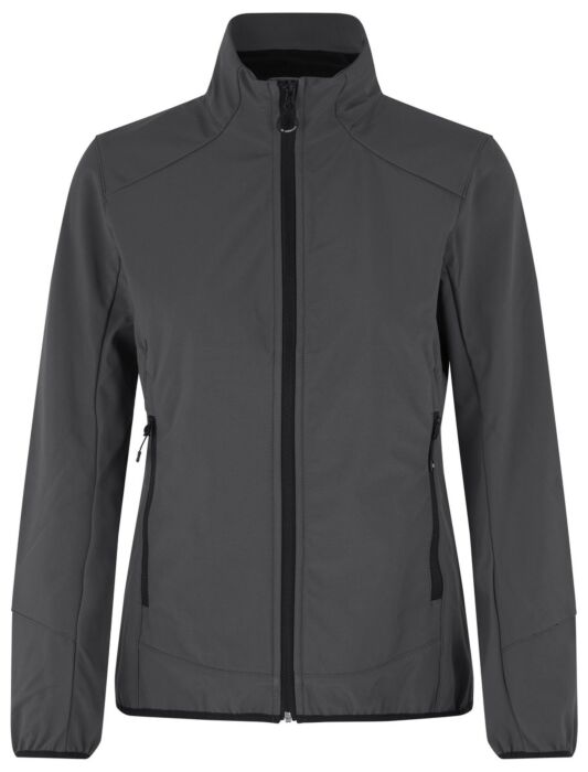 Pro Wear by Id 0856 CORE softshell jas dames Silver grey