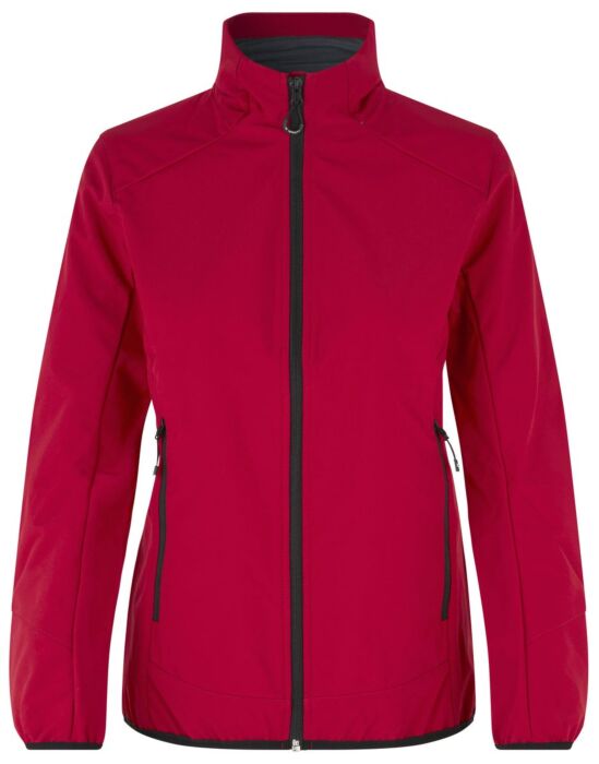 Pro Wear by Id 0856 CORE softshell jas dames Rood