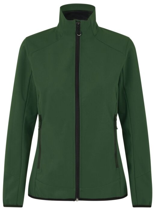 Pro Wear by Id 0856 CORE softshell jas dames Fles groen