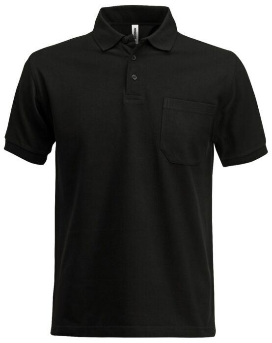 Fristads Acode heavy poloshirt 1721 PIQ Zwart