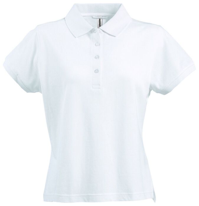 Fristads Acode heavy poloshirt dames 1723 PIQ Wit