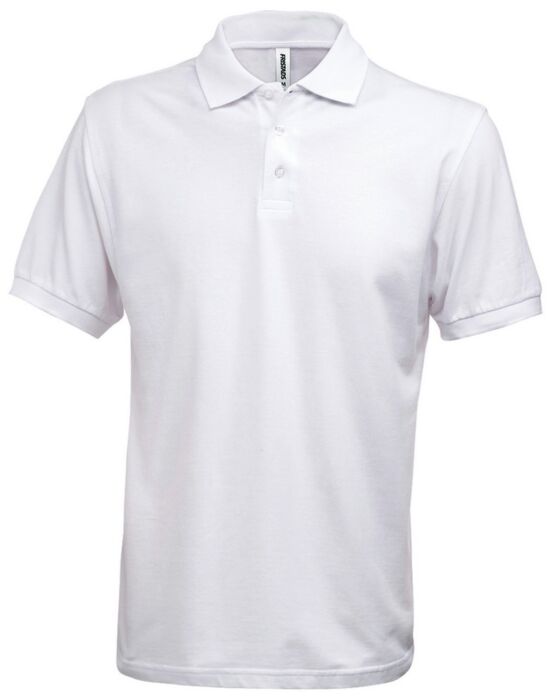 Fristads Acode heavy poloshirt 1724 PIQ Wit