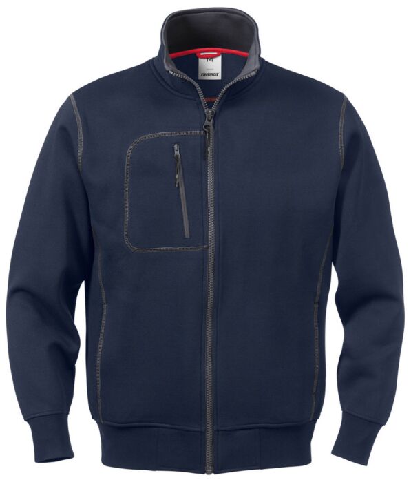 Fristads Acode sweatjack 1747 DF Midnight blue