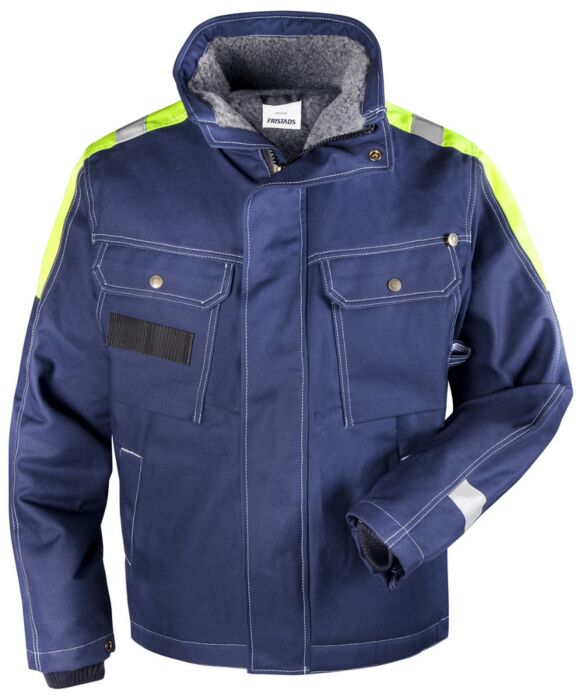 Fristads Katoenen winterjack 447 FASI Blauw
