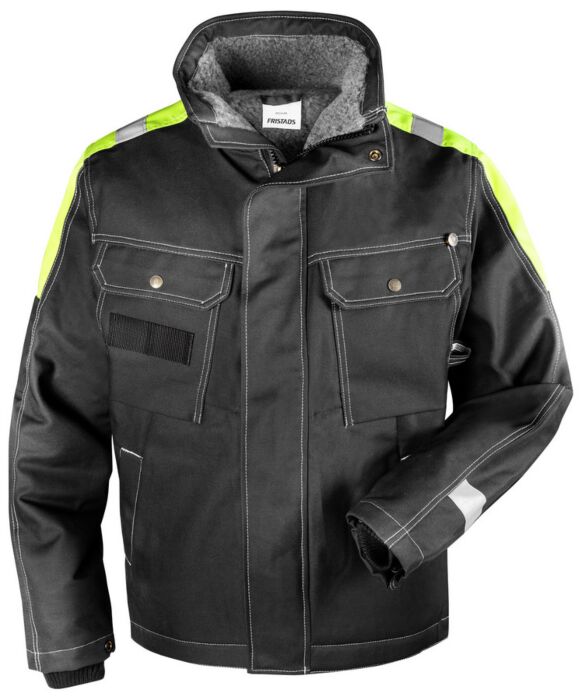 Fristads Katoenen winterjack 447 FASI Zwart