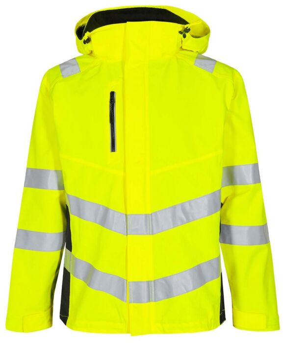 F. Engel 1146 Safety Shell Jacket Yellow/Black