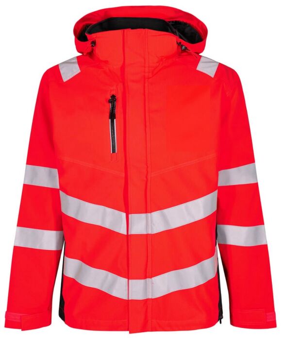 F. Engel 1146 Safety Shell Jacket Red/Black