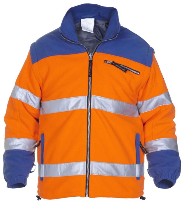 Hydrowear Fulda Fleecejack Oranje/Kobalt