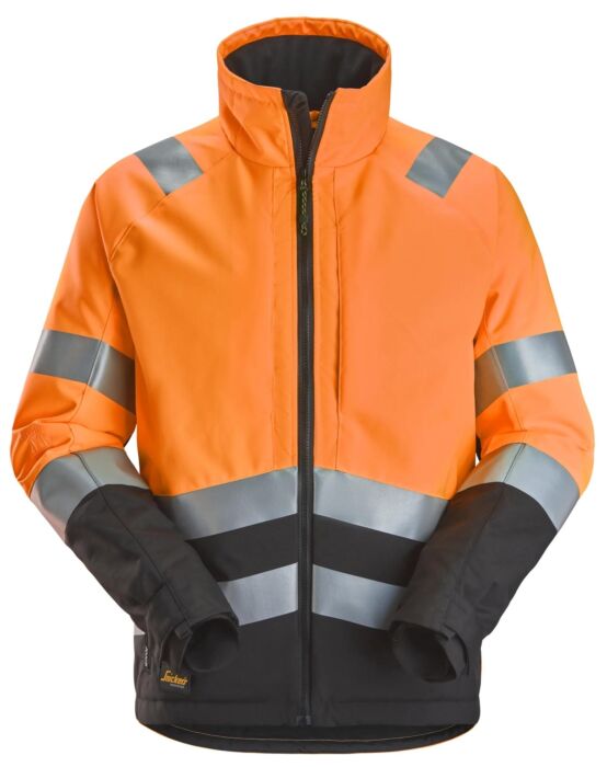 Snickers 1153 Winter Werkjas Klasse 2/3 High-Vis Oranje/Zwart