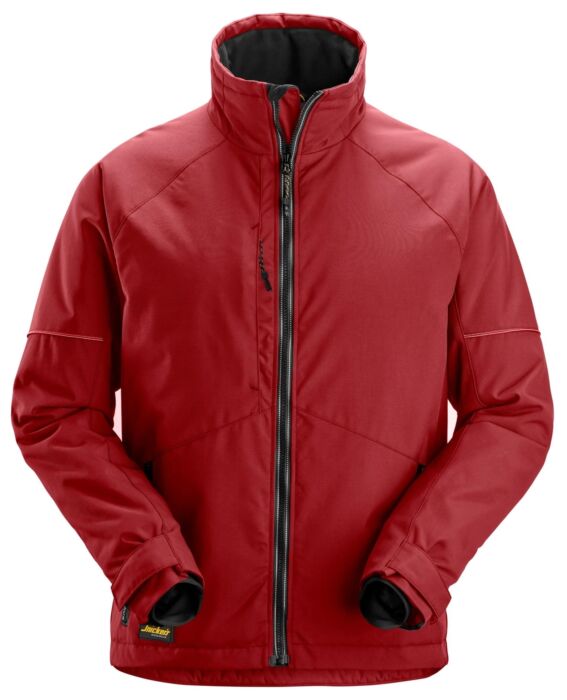 Snickers 1158 Winter werkjas Chilirood/Zwart