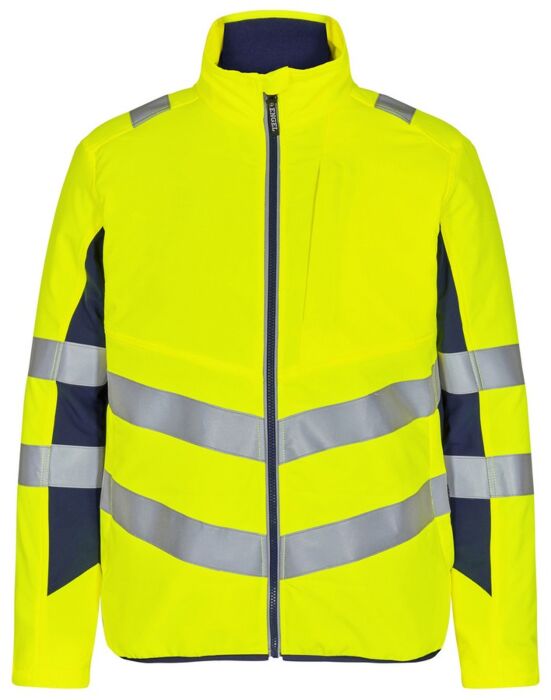 F. Engel 1159 Safety Quilted Inner Jacket Yellow/Blue Ink