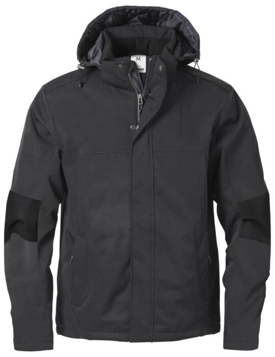 Fristads Acode WindWear softshell winterjack 1421 SW Zwart
