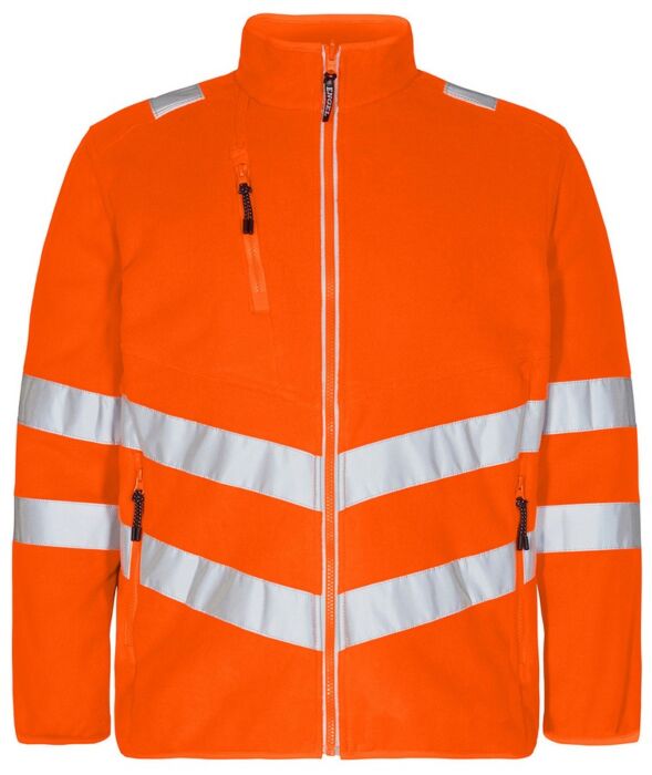 F. Engel 1192 Safety Fleece Jacket Orange