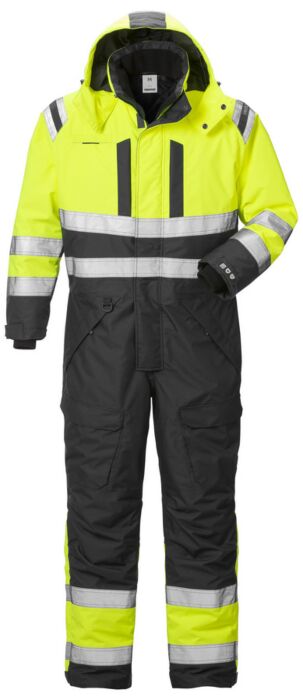 Fristads High vis Airtech® winteroverall klasse 3 8015 GTT Hi-Vis geel/zwart