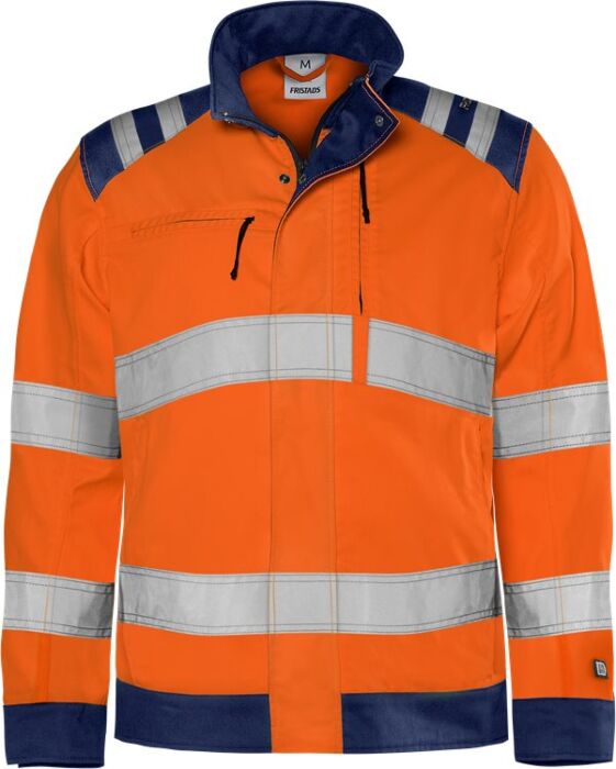 Fristads High vis Green jack klasse 3 4067 GPLU Hi-Vis Oranje/Marineblauw