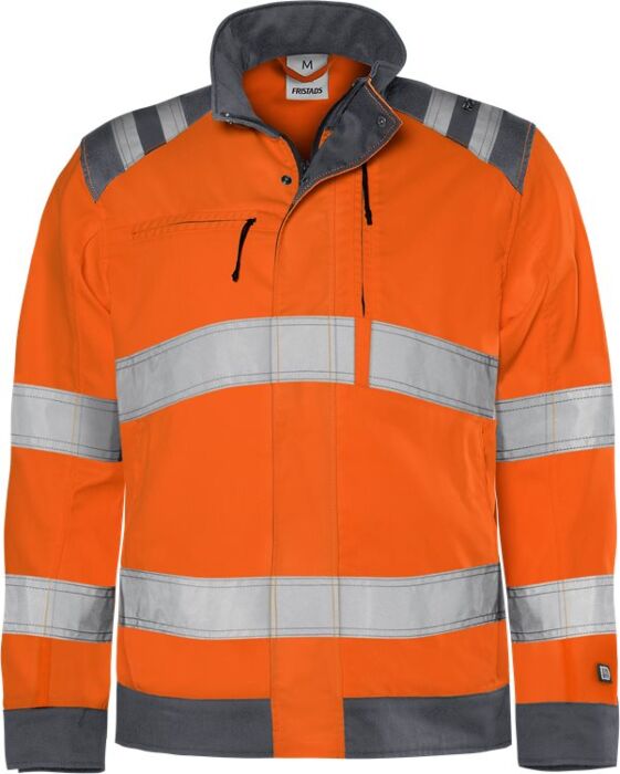 Fristads High vis Green jack klasse 3 4067 GPLU Hi-Vis Oranje/Grijs