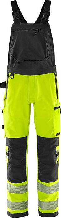 Fristads High vis Green Amerikaanse overall stretch klasse 2 1031 GSTP Hi-Vis Geel/Zwart