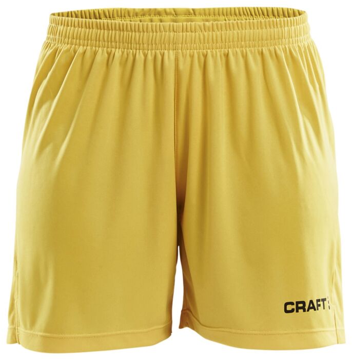 Craft Squad Go Short Solid Dames Sweden Yellow