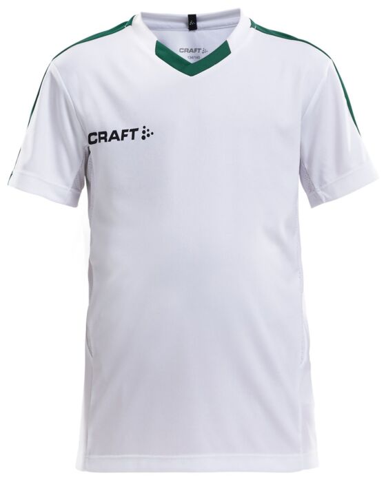 Craft Progress Jersey Contrast Jr Kinderen White/Team Green