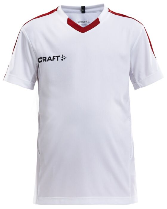 Craft Progress Jersey Contrast Jr Kinderen White/Bright Red