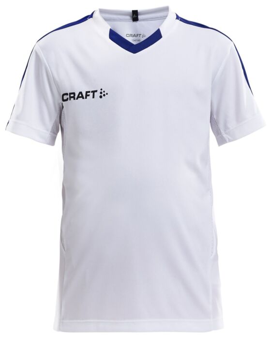 Craft Progress Jersey Contrast Jr Kinderen White/Club Cobolt