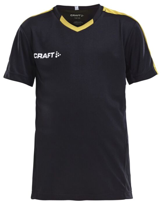 Craft Progress Jersey Contrast Jr Kinderen Black/Sweden Yellow
