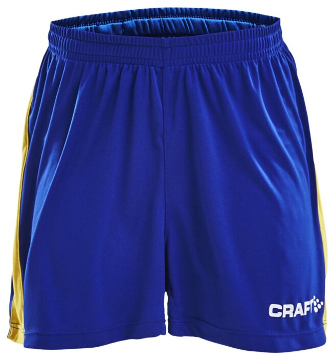 Craft Progress Short Contrast Jr Kinderen Club Cobolt/Sweden Yellow