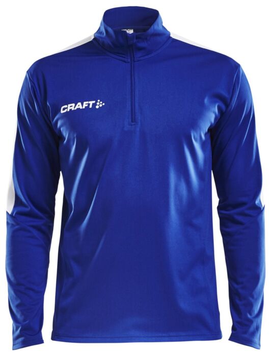 Craft Progress Halfzip Ls Tee Heren Club Cobolt