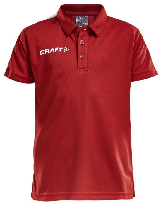 Craft Progress Polo Pique Jr Kinderen Bright Red