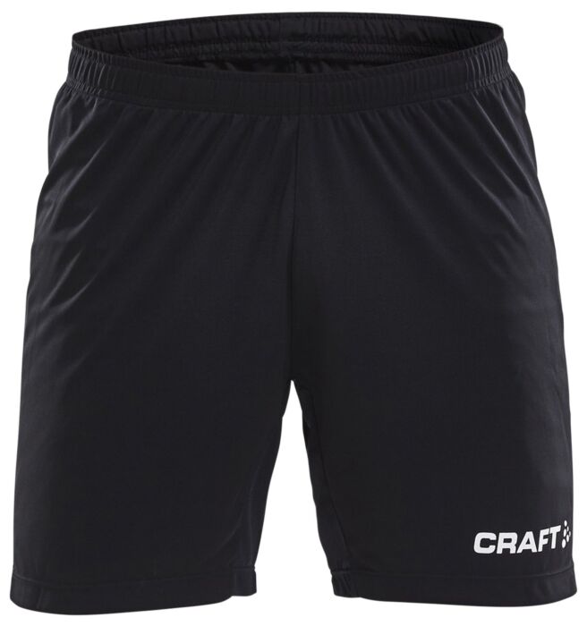 Craft Progress Short Contrast Wb Heren Black/Sweden Yellow