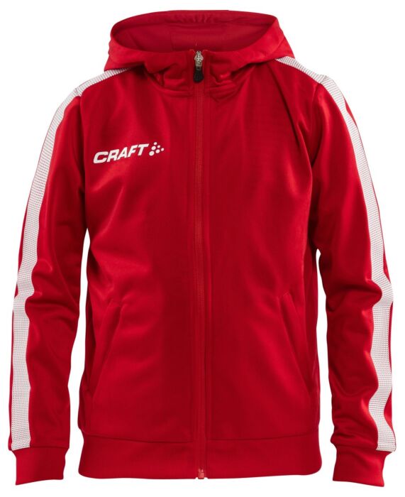 Craft Pro Control Hood Jacket Jr Kinderen Bright Red/White