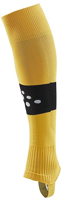 Craft Pro Control Stripe W-O Foot Socks Jr Kinderen Sweden Yellow/Black