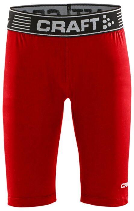 Craft Pro Control Compression Short Tights Jr Kinderen Bright Red