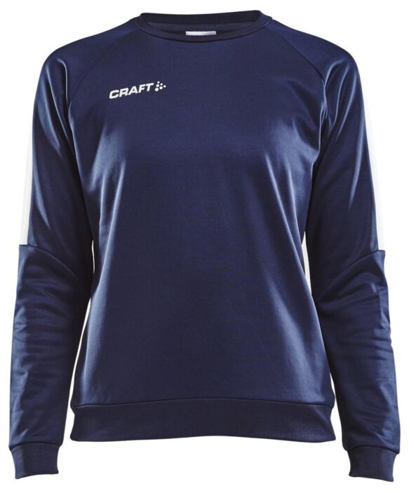 Craft Progress R-Neck Sweater Dames Navy/White