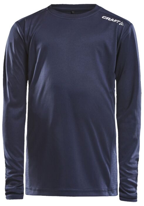 Craft Rush Ls Tee Jr Kinderen Navy