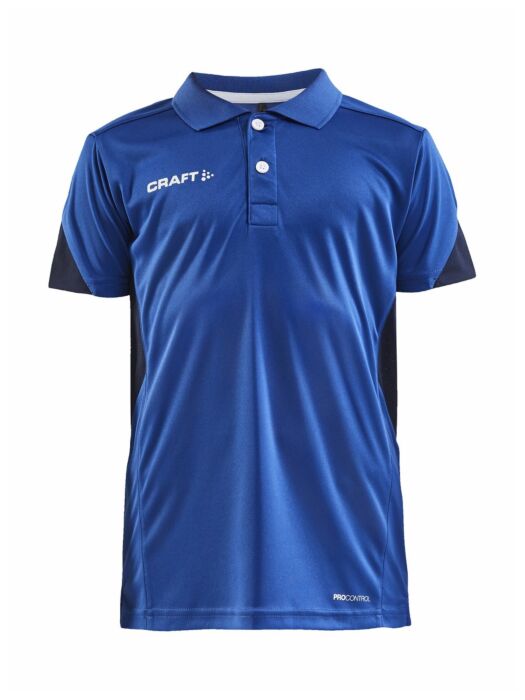 Craft Pro Control Impact Polo Jr Kinderen Club Cobolt/Navy