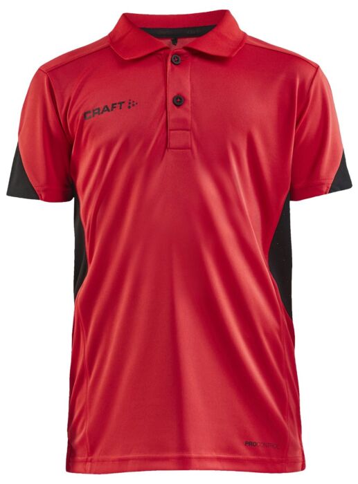 Craft Pro Control Impact Polo Jr Kinderen Bright Red/Black