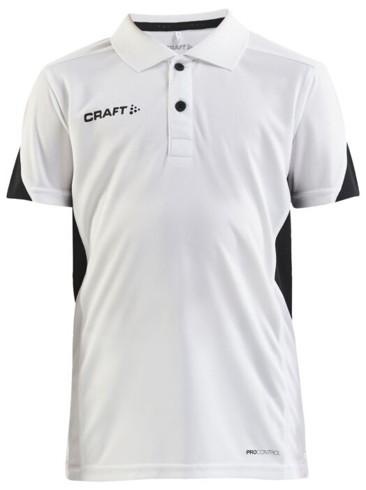 Craft Pro Control Impact Polo Jr Kinderen White/Black