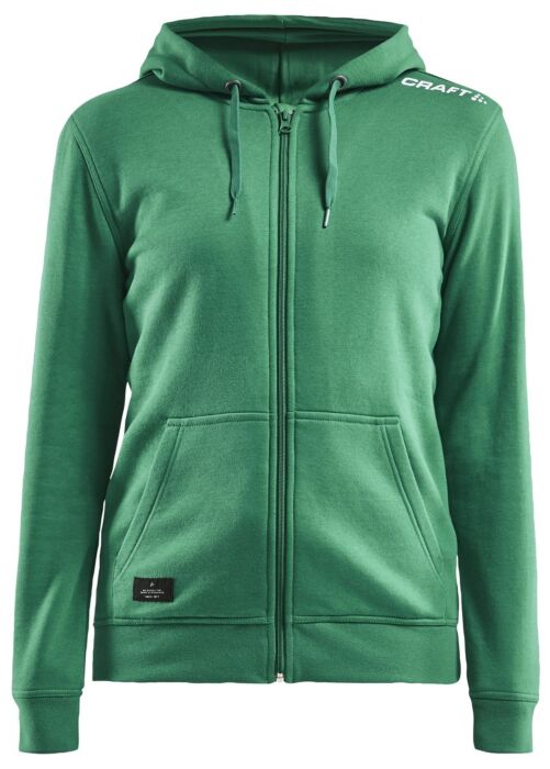 Craft Community Fz Hoodie Dames Team Green