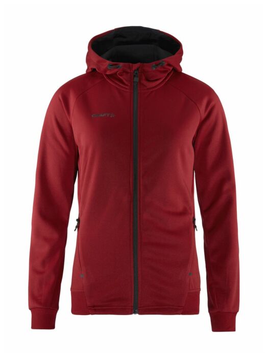 Craft Adv Unify Fz Hood Dames Rhubarb