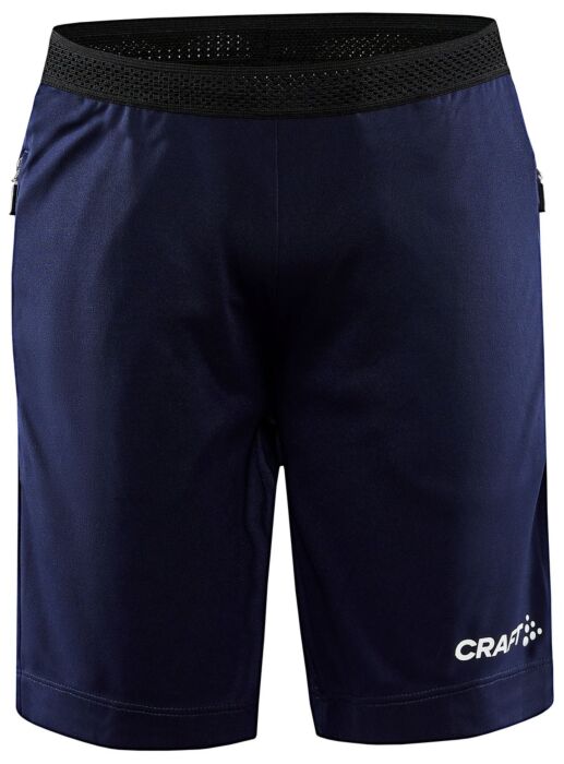 Craft Evolve Zip Pocket Shorts Jr Kinderen Navy