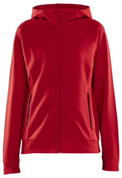 Craft Core Soul Full Zip Hood Dames Bright Red