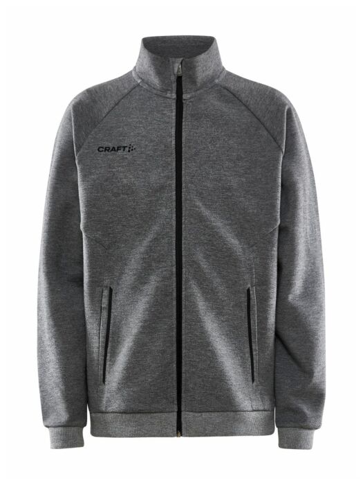 Craft Core Soul Full Zip Jacket Jr Kinderen Dk Grey Melange