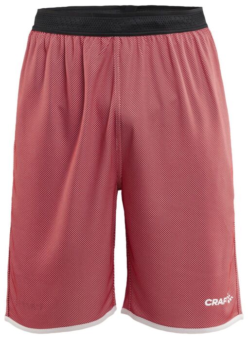 Craft Progress Reversible Basket Shorts Heren Bright Red/White