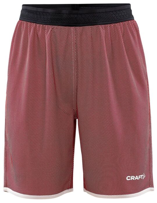Craft Progress Reversible Basket Shorts Dames Bright Red/White